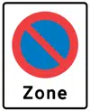 Parking prohibited for specific area